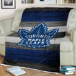 Toronto Maple Leafs Sherpa Blanket -  Soft Blanket, Warm Blanket
