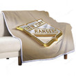 New York Rangers Sherpa Blanket - American Hockey Club Nhl Golden Silver Soft Blanket, Warm Blanket