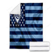 Tampa Bay Rays Cozy Blanket - American Baseball Club American Flag Blue Flag Soft Blanket, Warm Blanket