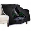 Minnesota Timberwolves1003 Sherpa Blanket -  Soft Blanket, Warm Blanket