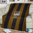 Pittsburgh Pirates Sherpa Blanket - American Baseball Club Metal Yellow Black Metal Mesh  Soft Blanket, Warm Blanket
