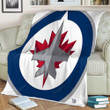 Winnipeg Jets Sherpa Blanket - Hockey Jets Nhl2001 Soft Blanket, Warm Blanket