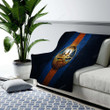 New York Islanders Cozy Blanket - Golden Nhl Blue Metal  Soft Blanket, Warm Blanket
