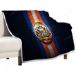 New York Mets Sherpa Blanket - Golden Mlb Blue Metal 2001 Soft Blanket, Warm Blanket