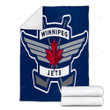 Winnipeg Jets Cozy Blanket - Hockey Nhl  Soft Blanket, Warm Blanket