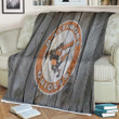 Sports Sherpa Blanket - Baseball Baltimore Orioles  Soft Blanket, Warm Blanket