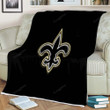 New Orleans Saints Sherpa Blanket - Football New Orleans Nfl Soft Blanket, Warm Blanket