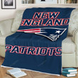 New England Patriots Sherpa Blanket - Football New England Nfl2001 Soft Blanket, Warm Blanket