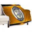 Vikings Gold Sherpa Blanket - Minnesota Viking Minnesota Vikings Minnesota Viking Football Soft Blanket, Warm Blanket