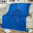Orlando Magic Sherpa Blanket - 3D Blue 3D  Soft Blanket, Warm Blanket