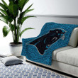 Panther Balls Cozy Blanket - Carolina Panthers Carolina Panthers Panthers Soft Blanket, Warm Blanket
