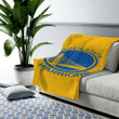 Warriors Cozy Blanket - Golden State Nba Soft Blanket, Warm Blanket