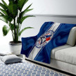 Toronto Blue Jays Cozy Blanket - Silk Canadian Baseball Club Blue Flag Soft Blanket, Warm Blanket