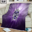 Sacramento Kings Sherpa Blanket - Basketball Nba Soft Blanket, Warm Blanket