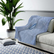 Nhl Tampa Bay Lightning Cozy Blanket - Light White And Blue Basketball Sports  Soft Blanket, Warm Blanket