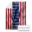 Tampa Bay Lightning Cozy Blanket - Silk American Flag Soft Blanket, Warm Blanket