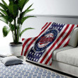 Minnesota Twins Cozy Blanket - Silk American Flag Soft Blanket, Warm Blanket
