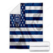 Toronto Maple Leafs Cozy Blanket - Canadian Hockey Club American Flag White Blue Flag Soft Blanket, Warm Blanket