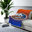 New York Islanders Cozy Blanket - New York Nhl  Soft Blanket, Warm Blanket
