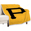Pittsburgh Pirates Sherpa Blanket - Mlb Baseball 2002 Soft Blanket, Warm Blanket