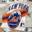 New York Mets Sherpa Blanket - Mets1005  Soft Blanket, Warm Blanket