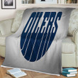 Sports Sherpa Blanket - Hockey Edmonton Oilers1002  Soft Blanket, Warm Blanket
