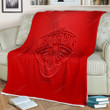 New Orleans Pelicans Sherpa Blanket - 3D Red 3D  Soft Blanket, Warm Blanket