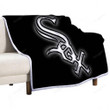 White Sox S Sherpa Blanket - Chicago White Sox  Soft Blanket, Warm Blanket