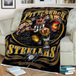 Sers Sherpa Blanket - Football Nfl Pittsburgh Sers Soft Blanket, Warm Blanket