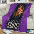 Phoenix Suns Sherpa Blanket - Basketball Devin Booker Nba1001 Soft Blanket, Warm Blanket