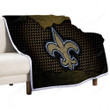 New Orleans Saints Sherpa Blanket - Nfl American Football Nfc Soft Blanket, Warm Blanket