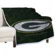 Packers Sherpa Blanket - Green Bay Nfl Soft Blanket, Warm Blanket