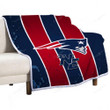 Ne Patriots Sherpa Blanket - Football New England Patriots Soft Blanket, Warm Blanket