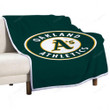 Oakland Athletics Sherpa Blanket - Baseball Mlb1003  Soft Blanket, Warm Blanket