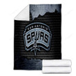San Antonio Spurs Cozy Blanket - Nba Basketball Western Conference Soft Blanket, Warm Blanket