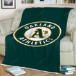Oakland Athletics Sherpa Blanket - Baseball Mlb1003  Soft Blanket, Warm Blanket