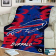 Nfl Football Sherpa Blanket - Buffalo Bills  Soft Blanket, Warm Blanket