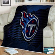 Tennessee Titans Sherpa Blanket - Nfl American Football Afc Soft Blanket, Warm Blanket
