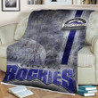 Rockies Sherpa Blanket - Baseball Colorado Mlb Soft Blanket, Warm Blanket