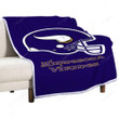 Minnesota Vikings Sherpa Blanket - Nfl Football1003  Soft Blanket, Warm Blanket