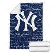Ny Yankees Cozy Blanket - Baseball Mlb New2001 Soft Blanket, Warm Blanket