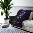 Sacramento Kings Cozy Blanket - Basketball Club Nba Basketball Soft Blanket, Warm Blanket