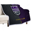 Sacramento Kings Sherpa Blanket - Basketball Club Nba Basketball Soft Blanket, Warm Blanket