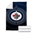 Winnipeg Jets Cozy Blanket - Nhl Hockey Manitoba Soft Blanket, Warm Blanket