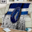 Minnesota Timberwolves Sherpa Blanket - Grunge Nba Basketball Club Soft Blanket, Warm Blanket