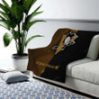 Pittsburgh Penguins Cozy Blanket - Hc Hockey Team Nhl Leather  Soft Blanket, Warm Blanket