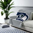 Seattle Seahawks  Cozy Blanket - Ash Seattle Seahawks  Soft Blanket, Warm Blanket