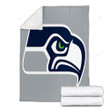 Seattle Seahawks  Cozy Blanket - Ash Seattle Seahawks  Soft Blanket, Warm Blanket