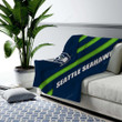 Seattle Seahawks Cozy Blanket - Nfc West Nfl Soft Blanket, Warm Blanket