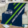 Seattle Seahawks Sherpa Blanket - Nfc West Nfl Soft Blanket, Warm Blanket